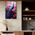 Portrait de femme en verre