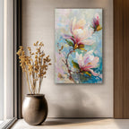 Portrait de femme en verre