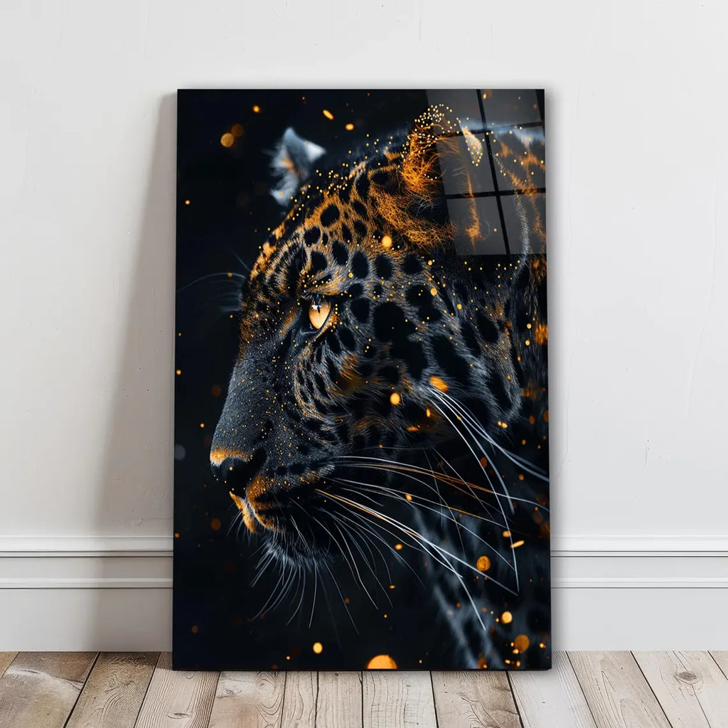Luxury Leopard Glass Wall Art - LUXARTDECO