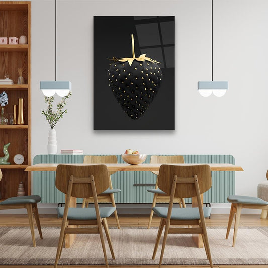 Gold Headphones Glass Wall Art (Copia)