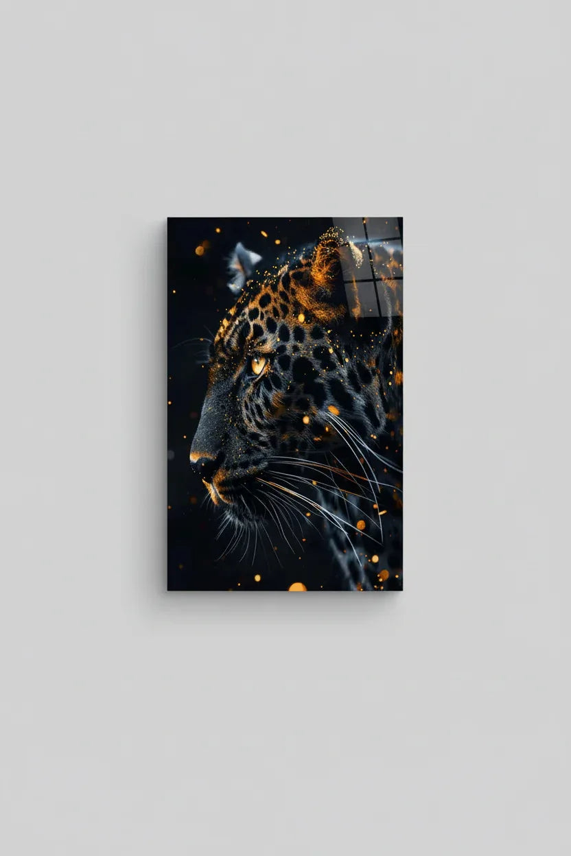 Luxury Leopard Glass Wall Art - LUXARTDECO