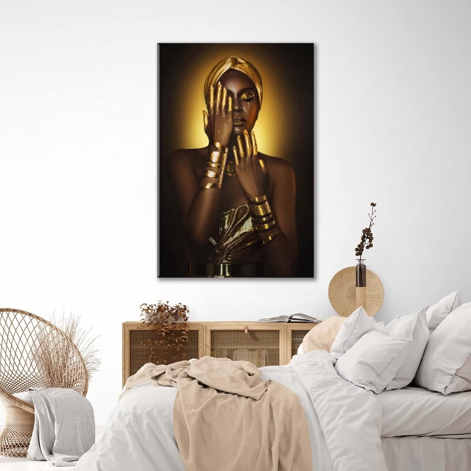 Beautiful Woman Glass Wall Art