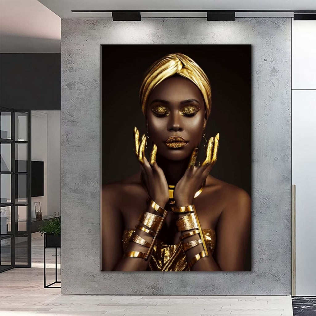 Beautiful Woman Glass Wall Art