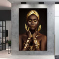Beautiful Woman Glass Wall Art