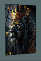 Lion King Glass Wall Art