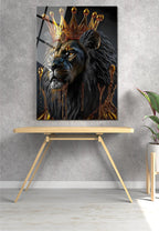 Lion King Glass Wall Art