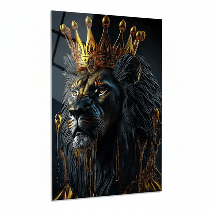 Lion King Glass Wall Art