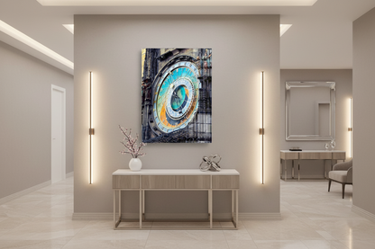 L'Orloj di Praga Quadro in Vetro Temperato