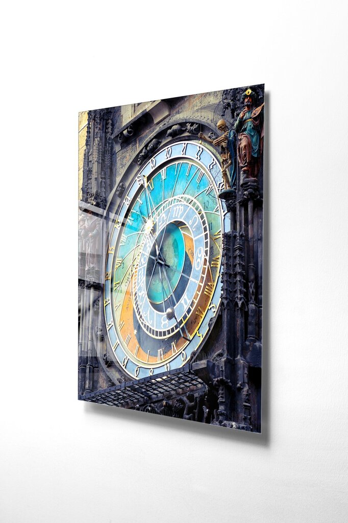 L'Orloj di Praga Quadro in Vetro Temperato