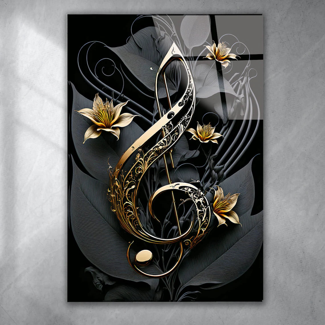 La Chiave Sol Quadro in Vetro Temperato