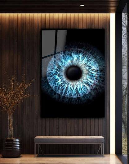 Blue Eye Glass Wall Art