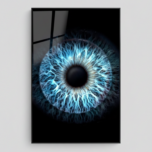 Blue Eye Glass Wall Art