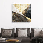 Décoration murale en verre citron