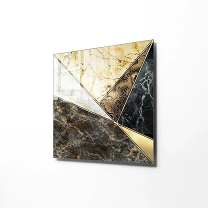 Marble Glass Wall Art - LUXARTDECO