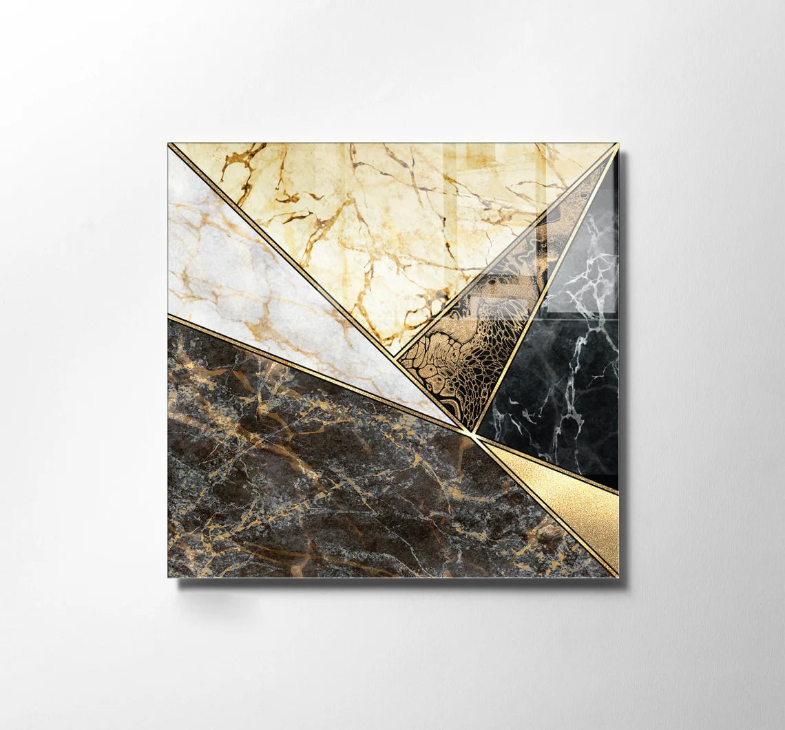 Décoration murale en verre citron