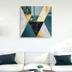 Décoration murale en verre citron