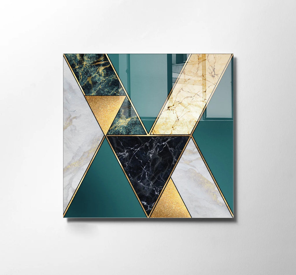 Décoration murale en verre citron