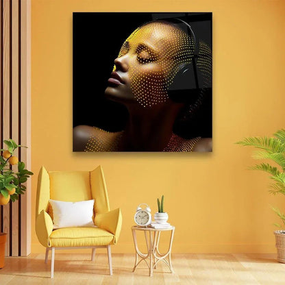 Contemporary Music Glass Wall Art - LUXARTDECO