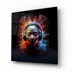 Décoration murale en verre citron