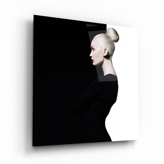Woman Glass Wall Art