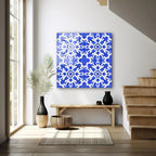 Décoration murale en verre citron