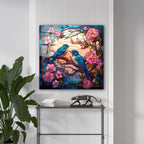 Décoration murale en verre citron