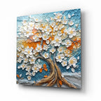 Décoration murale en verre citron