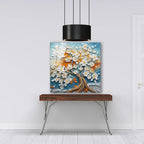 Décoration murale en verre citron