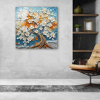 Décoration murale en verre citron