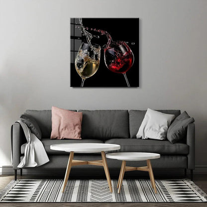 Wine Glass Wall Art - LUXARTDECO