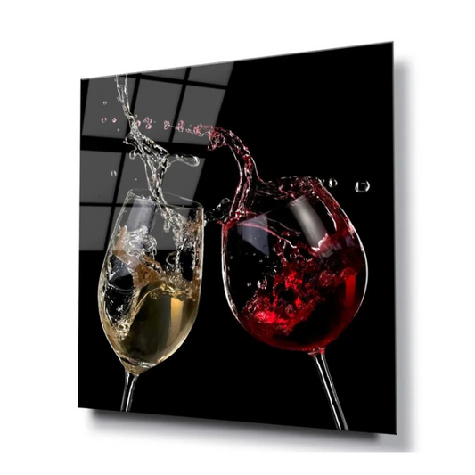 Wine Quadro in Vetro Temperato