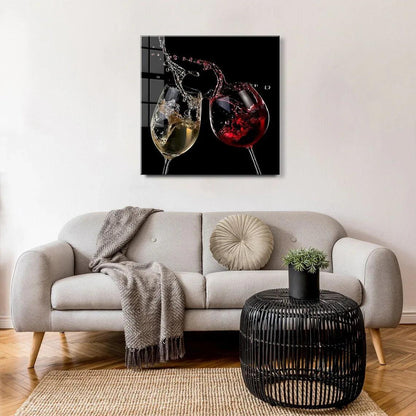 Wine Glass Wall Art - LUXARTDECO