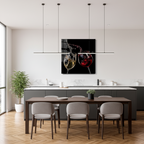 Décoration murale en verre citron