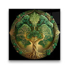 Décoration murale en verre citron