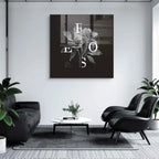 Décoration murale en verre citron