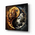 Décoration murale en verre citron