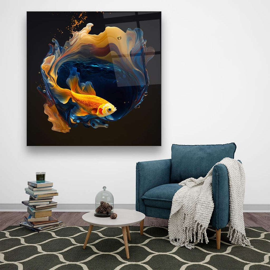 Fish Glass Wall Art