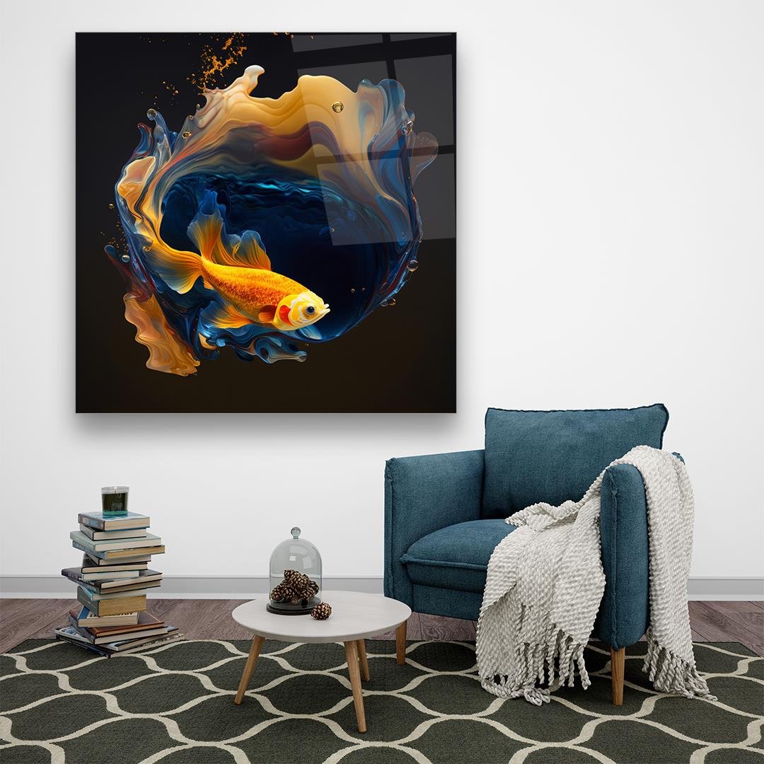Fish Glass Wall Art
