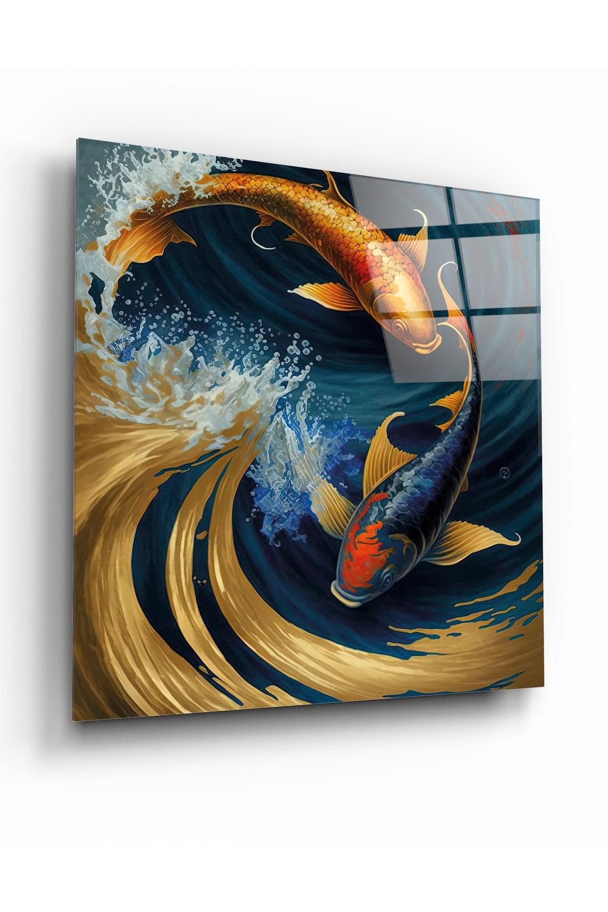 Pesce Colorato Quadro in Vetro Temperato