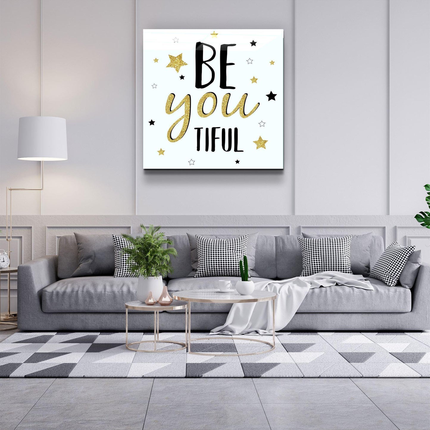 You Are Great Glass Wall Art