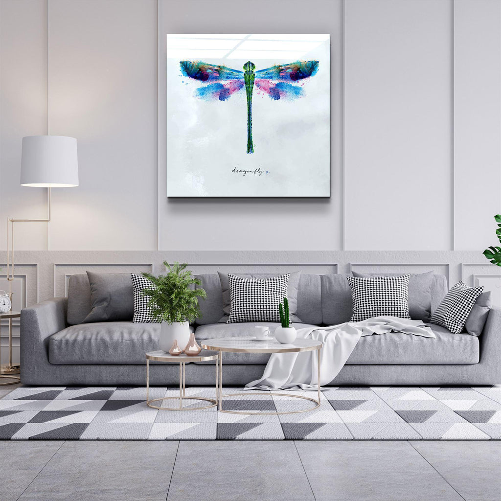 Dragonfly Glass Wall Art - LUXARTDECO