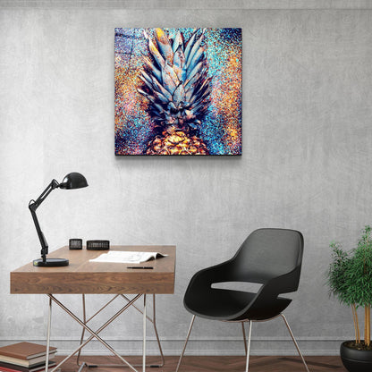 Pineapple Glass Wall Art - LUXARTDECO