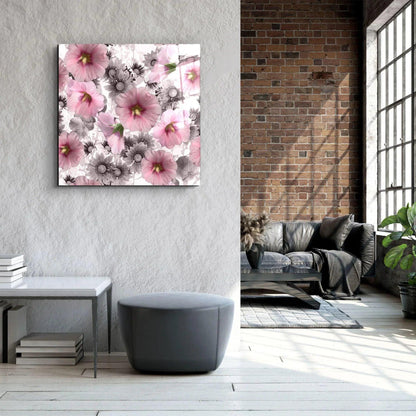 Flower Glass Wall Art - LUXARTDECO