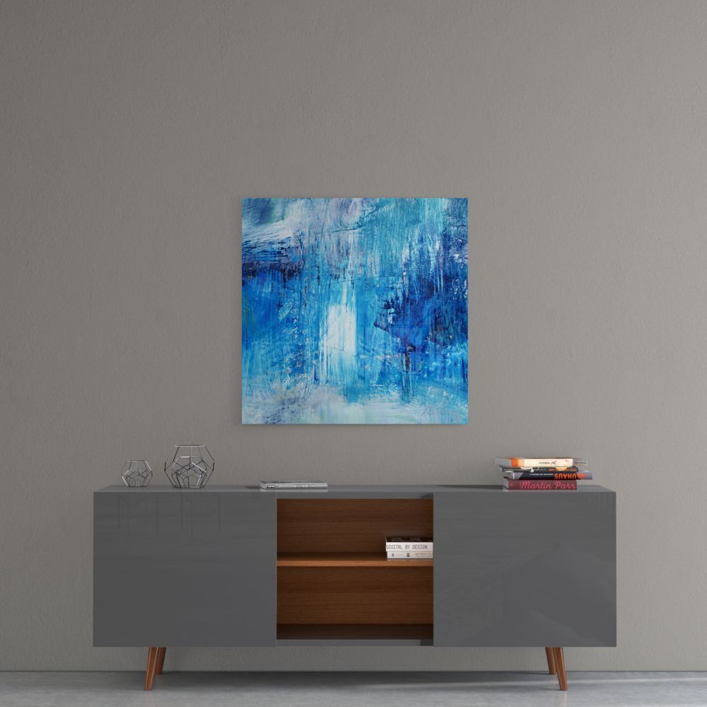 Abstract Glass Wall Art