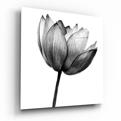 Lotus Glass Wall Art - LUXARTDECO