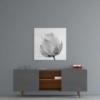 Lotus Glass Wall Art - LUXARTDECO