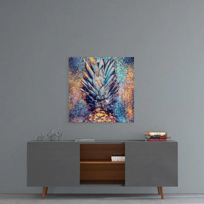 Pineapple Glass Wall Art - LUXARTDECO