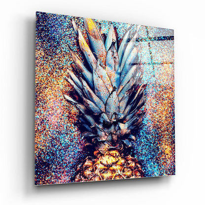 Pineapple Glass Wall Art - LUXARTDECO