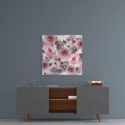 Flower Glass Wall Art - LUXARTDECO