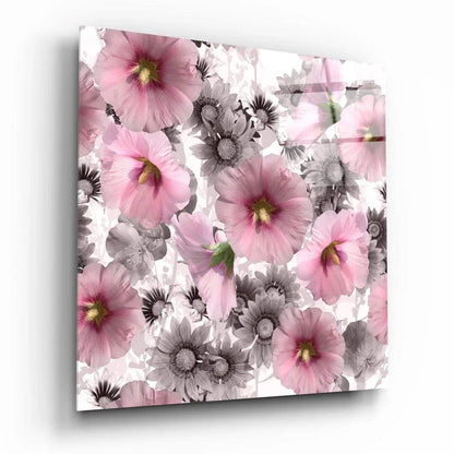 Flower Glass Wall Art - LUXARTDECO